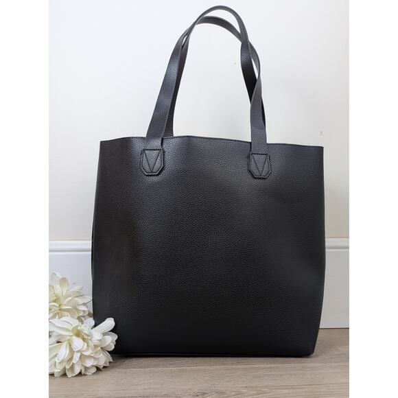 Steve Madden Large Shoulder Tote Bag Black Floral Carryall Weekender Travel NEW - Picture 3 of 12